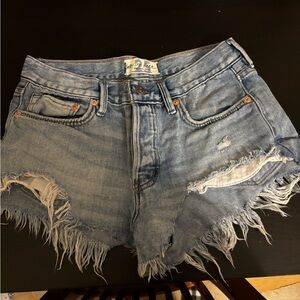 Free People we the free denim shorts size 25